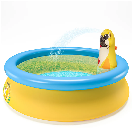1.33 ft x 4.92 ft Plastic Inflatable Pool