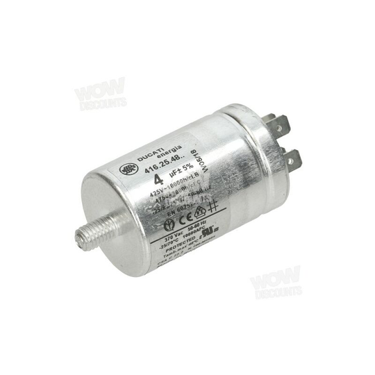 Capacitor, 4UF, 4TAG, CAP758 - Electruepart