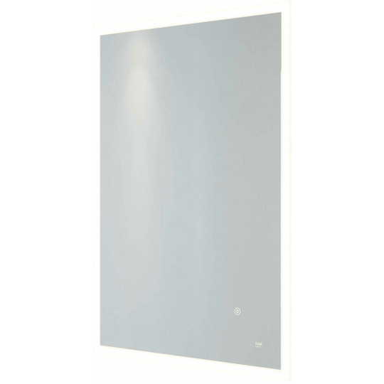 Rak Cupid Portrait led Mirror with Switch and Demister Pad 700mm h x 500mm w Illuminated