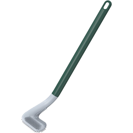Long Handle Toilet Brush Wall-mounted tpr Bristles Toilet Brush Cleaner No-drilling Bathroom Deep Cleaning Toilet Bowl Brush No Dead End Cleaning