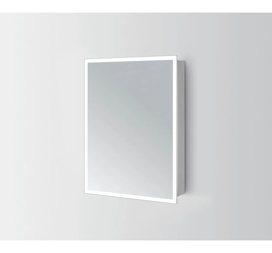 Yinn 50 x 70cm Surface Mounted Mirror Cabinet with LED Lightning