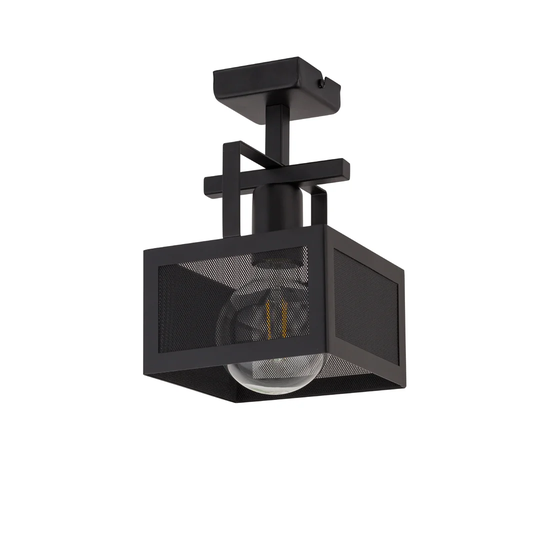 Bashaw 1-Light 16cm Semi Flush Mount