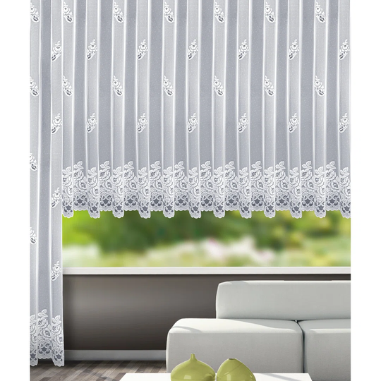 Track Insert Semi Sheer Curtain