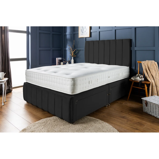 Hilliard Luxury Royale Plush Velvet Divan Bed