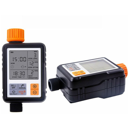 Perlerare - Programmable Digital Water Timer Automatic Garden Faucet Hose Faucet Sprinkler Timer Irrigation Sprinkler System Controller