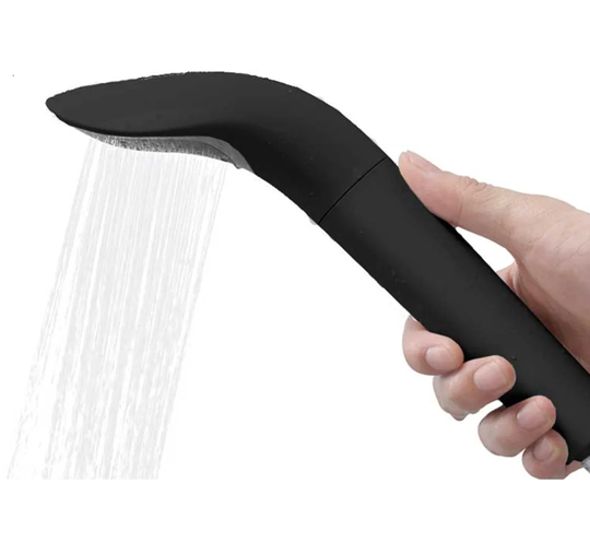 Black Shower Head Anti Chlorine Water Filter With Replaceable Cartridge