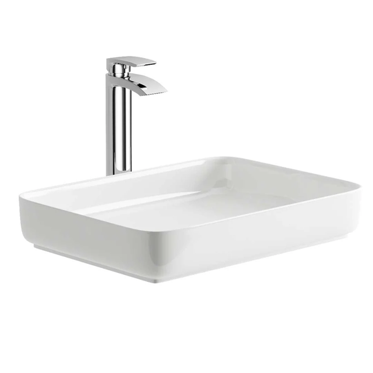 Accringt Ceramic Rectangular 540mm Countertop Basin