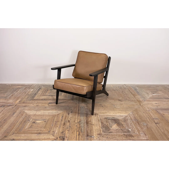Rhem 72Cm Wide Top Grain Leather Armchair