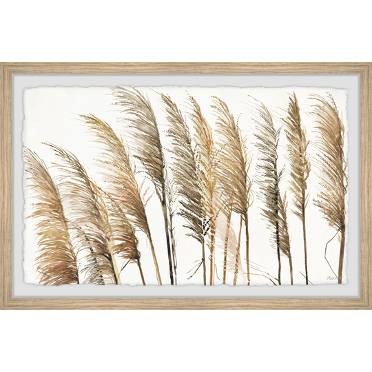 'Wild Grasses' Framed Painting Print