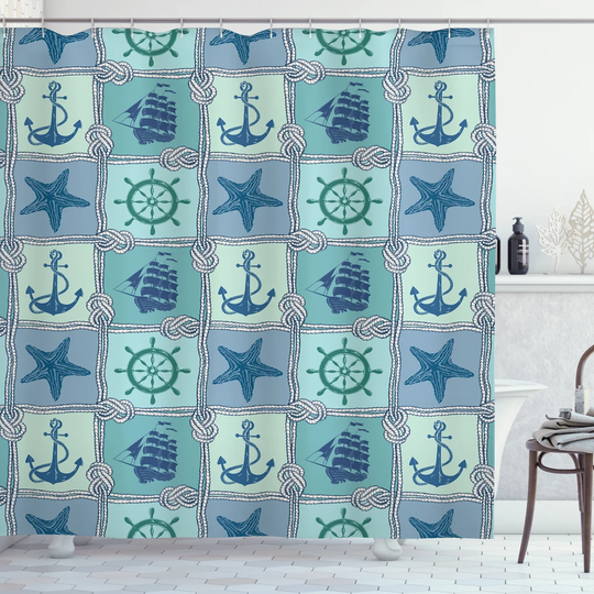Billy-Jo 13 Piece Polyester Shower Curtain Set