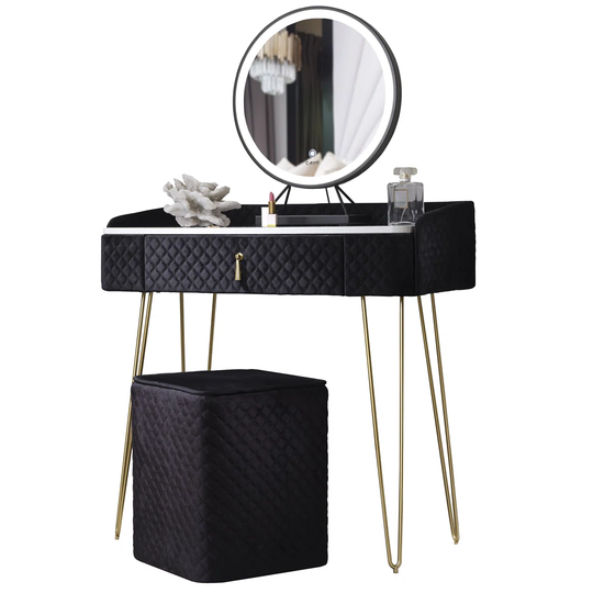 Hutchison Dressing Table with Mirror