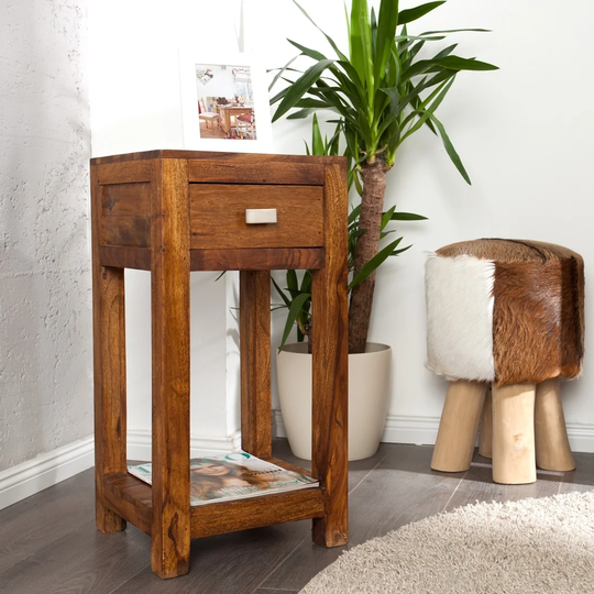 Elsa Side Table with Storage