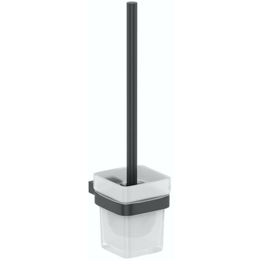 Mode - Spencer black toilet brush and holder - Black