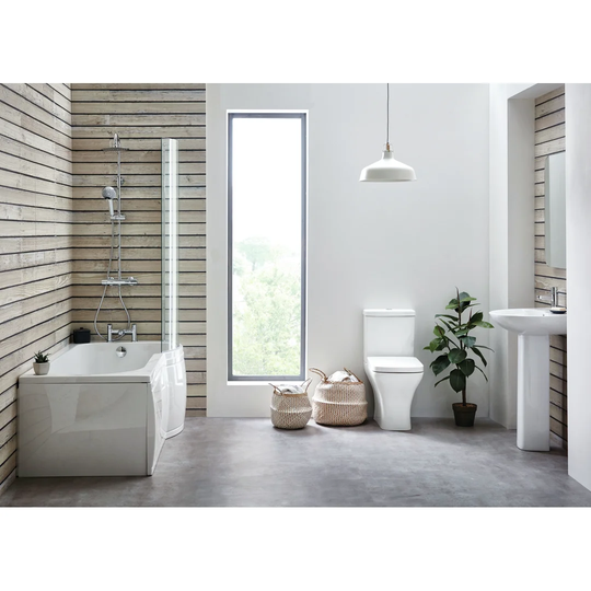 Vena P Left Shaped 1675 mm x 850 mm Shower Bath