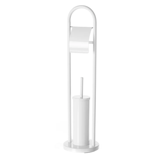 Downer Free-Standing Toilet Roll and Brush Holder