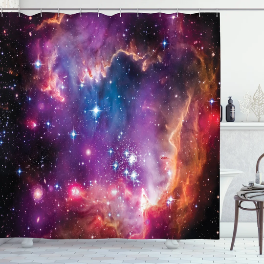 Binson 13 Piece Polyester Shower Curtain Set