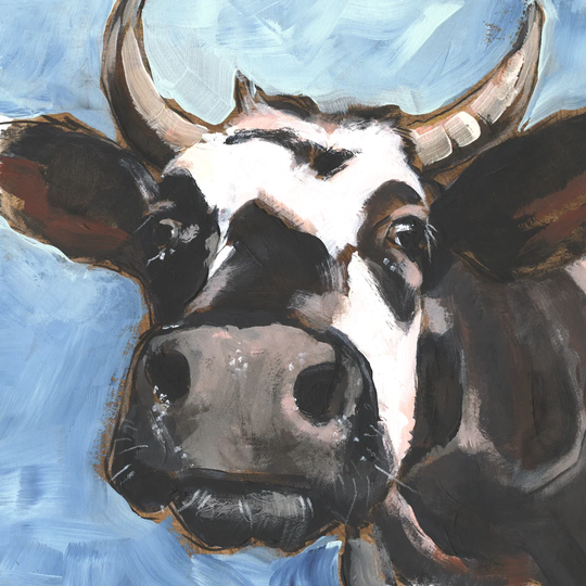 Cattle Close-up II by Jennifer Paxton Parker - Wrapped Canvas Painting
