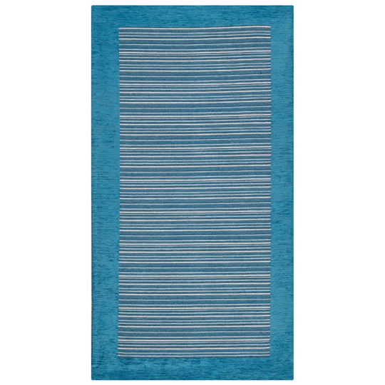 Carron Hooked Blue/Gray Rug