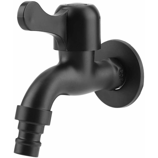 Morejieka - Wall Mounted Stainless Steel Garden Water Faucet for Bathroom (Washing Machine)