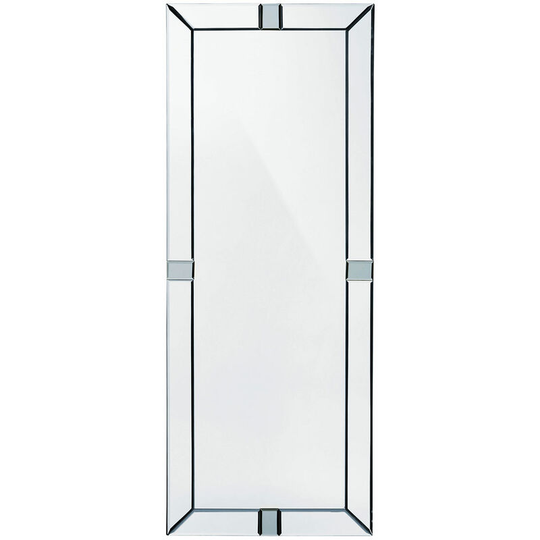 Bevelled Edge Wall Mirror with Detail - Premier Housewares