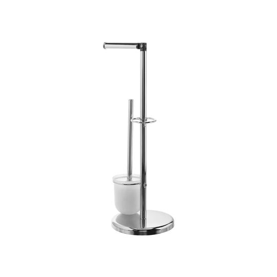 Cavazos Freestanding Toilet Roll Holder with Brush Stand