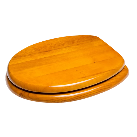Wood Elongated Toilet Seat