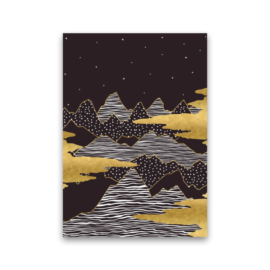 Stary Sky - Graphic Art Print on Paper