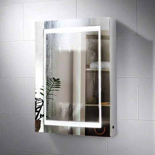 Nimbus Surface Mount Mirror Cabinet with LED Lighting