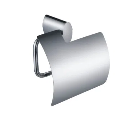Lotte Wall Mounted Toilet Roll Holder with Lid