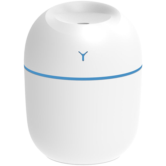 Asupermall - 220mL Mist Humidifier with Night Light Portable Desk Quiet Cool usb Humidifier Waterless Auto-Off Humidifier for Home Travel Office