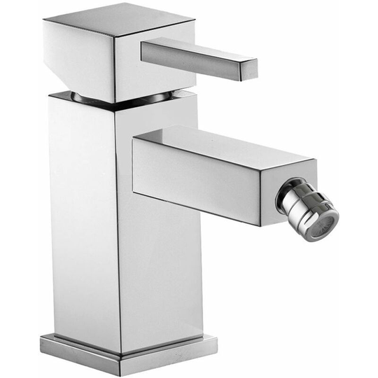 Pura - Sq2 Single Lever Bidet Mixer Tap - Chrome - sqbid - Chrome