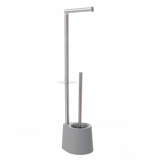 Swilley Free-Standing Toilet Roll & Brush Holder