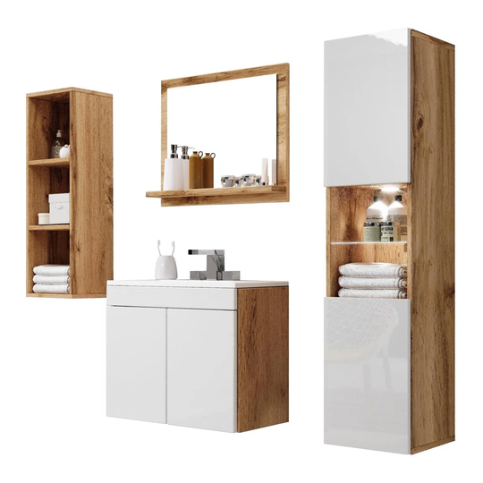 Galer Misti + LED Bathroom Furniture Set.