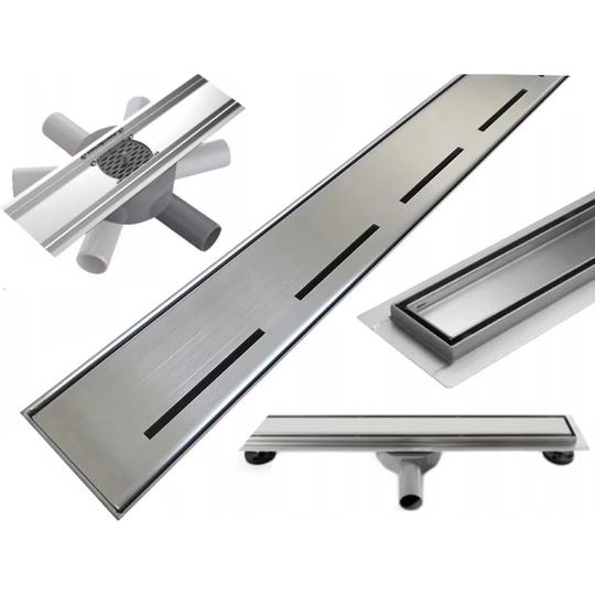 Caffrey Linear Grid Waste Shower Drain
