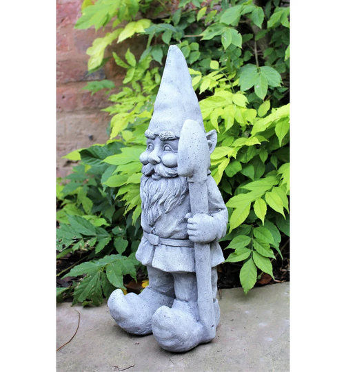 Leida Stone Effect Large Garden Gnome