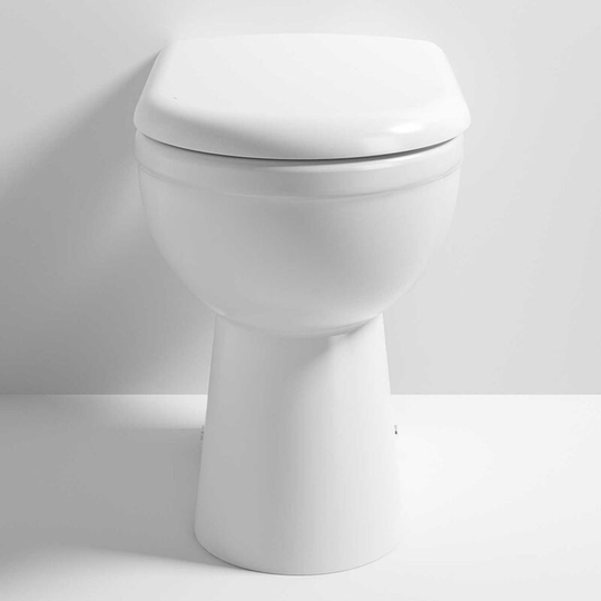 Nuie - Ivo Comfort Back to Wall Toilet Pan - Soft Close Seat
