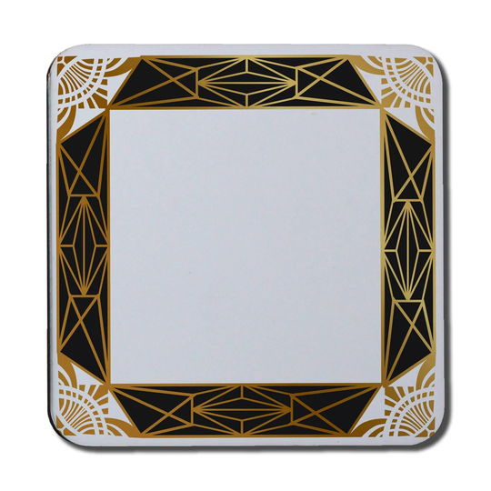 Art Deco Border Coaster