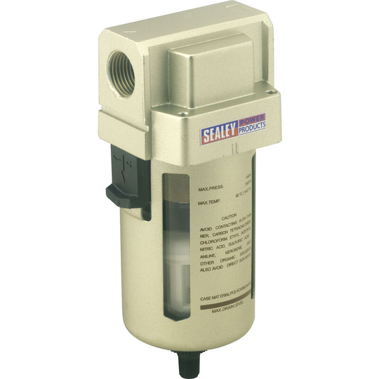 SA206FAD Air Filter Auto Drain Max Airflow 140cfm - Sealey