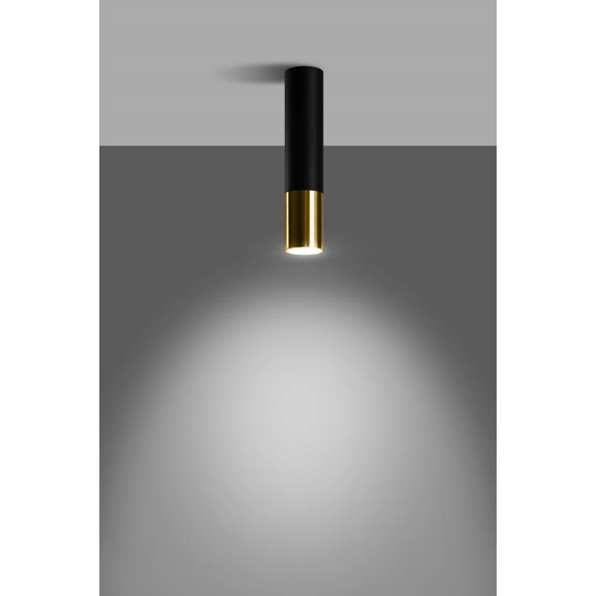 Plafond Loopez Black/Gold