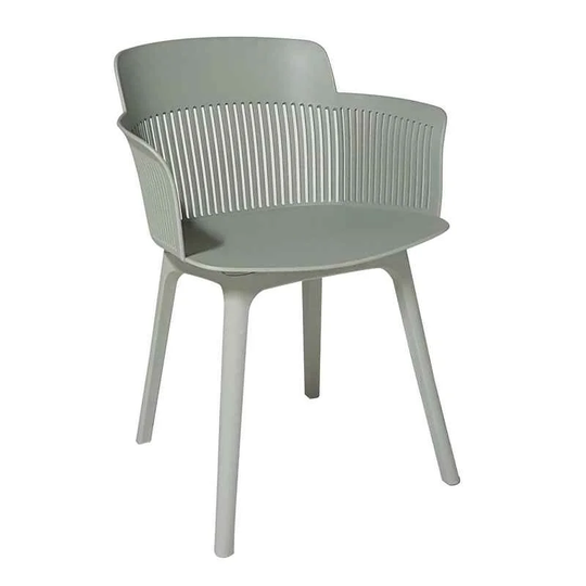Set Of 4 Kauffman Polypropylene Armchairs With Armrests
