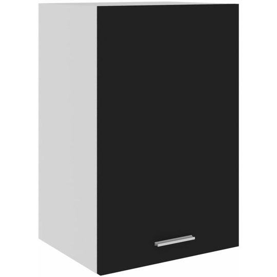 Hanging Cabinet Black 39.5x31x60 cm Chipboard