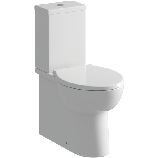 Signature - Tikal Close Coupled Toilet with Push Button Cistern - Soft Close Seat