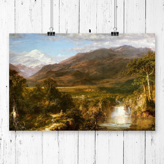 'Heart of the Andes' by Frederic Edwin Church Graphic Art