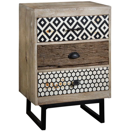Katife Side Table with Storage