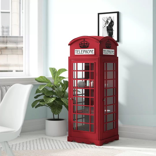 London Telephone Display Cabinet