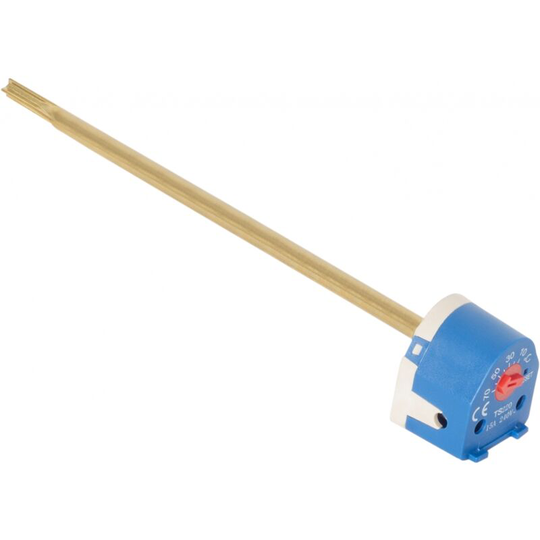 Tesla 7 Control & High Limit Rod Thermostat for Immersion Heaters, Dual Thermostat