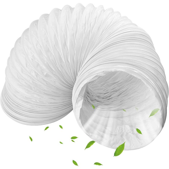 Flexible pvc air drain hose, diameter of 130 mm Length of 1.5 m, Pipe Evacuation Mobile air conditioner, caulking Window air conditioner pipe