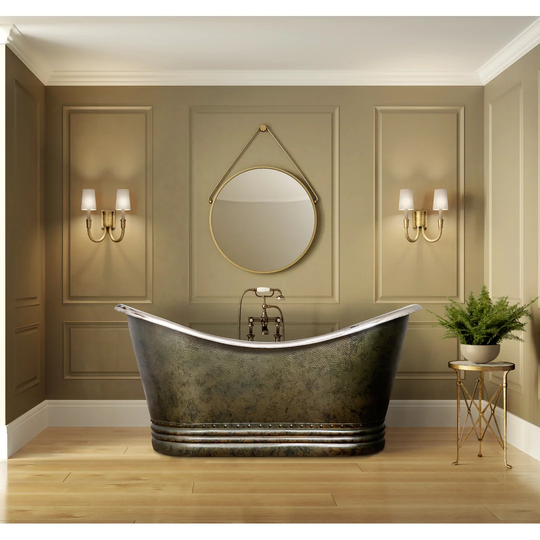 Carman 1670 mm x 810 mm Freestanding Standard Double Bathtub