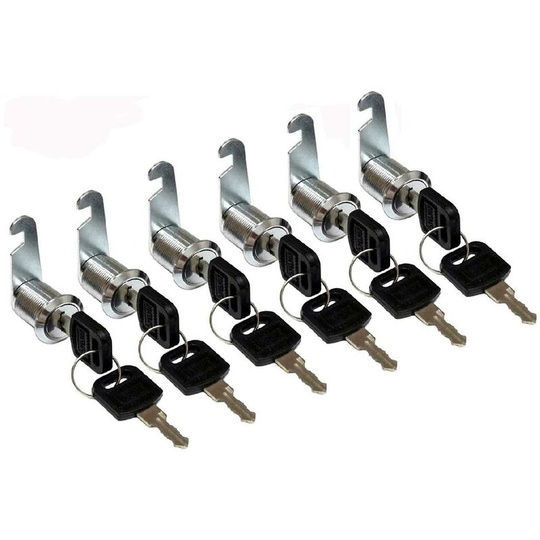 Sunflowergb - 6pcs Combination Cylinder Lock, Cabinet Door Lock, Barrel Combination Cam Lock for Mailbox Drawer - 25mm