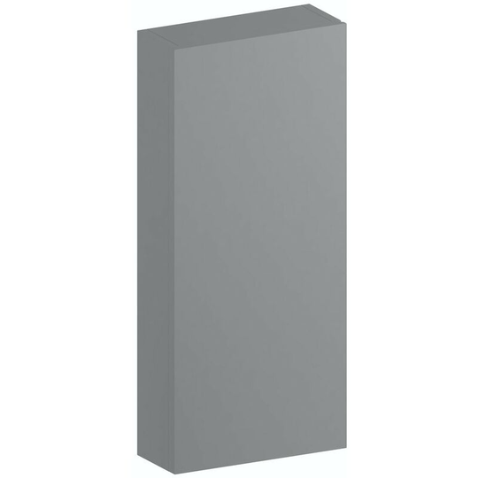Slimline slate matt wall hung cabinet 650 x 300mm - Grey - Accents
